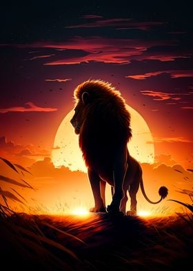 Lion King Of The Jungle