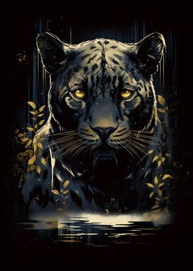 Vintage leopard poster 2
