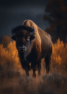 Herd Of Bison