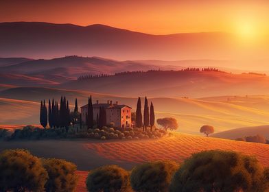 Tuscany Italy Landscape