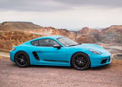 Blue Sport Car