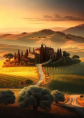 Tuscany Italy Landscape