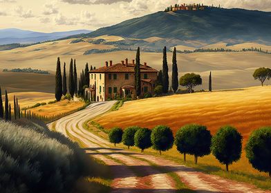 Tuscany Italy Landscape