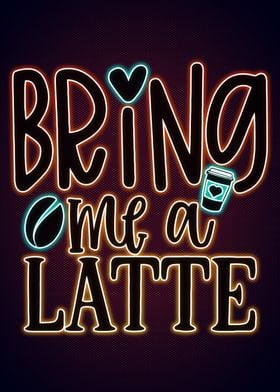 Coffee Poster Neon