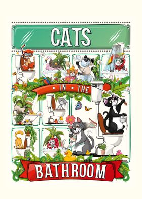 Cats in the Bathroom