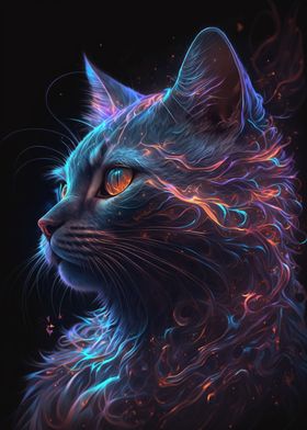 Galaxy Cat Animal