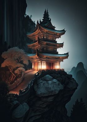 Japanese Castle Sun