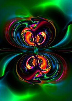Colorful Abstract 3D Art