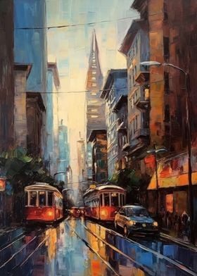 San Francisco Oil Painting