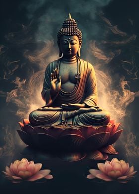 Buddha Lotus Leaf Smoke