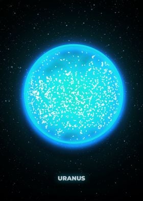 Uranus neon planet
