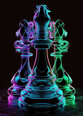 Chess neon