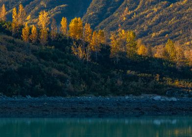 Golden hour in Alaska