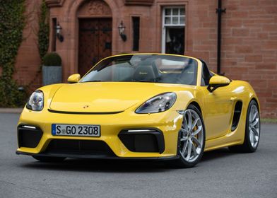 Yellow Sport Car