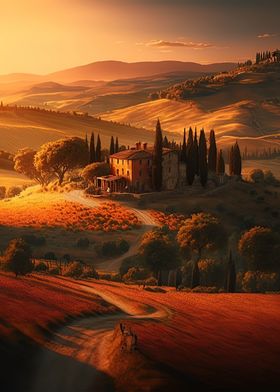 Tuscany Italy Landscape