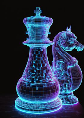 Chess neon