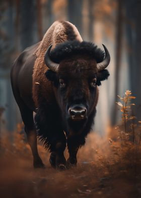 Herd Of Bison