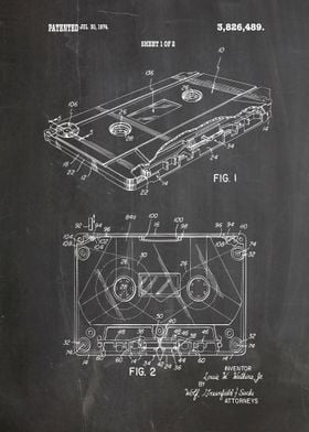 Cassete patent 1974