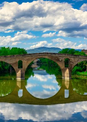 Bridge landscape river