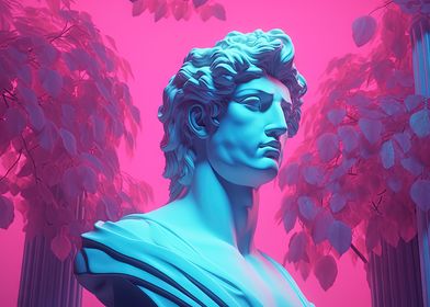 Vaporwave Neon Olympia