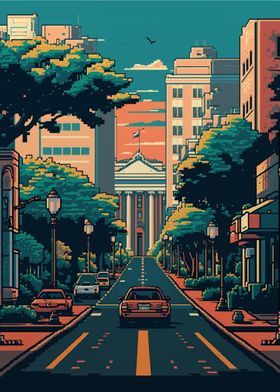 Tallahassee Pixel art 