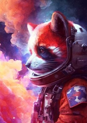 Galaxy Red Panda