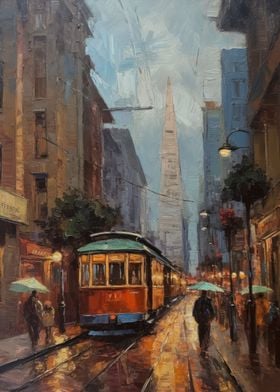 San Francisco Oil Painting