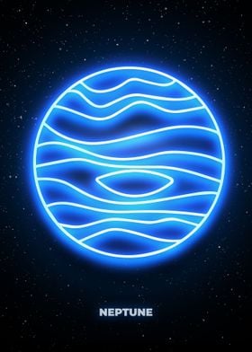 Neptune neon planet