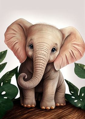 Baby Elephant Cute Animal