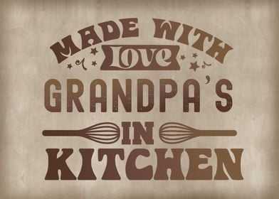 Grandpa is in kitchen