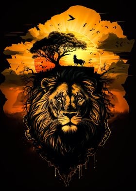 Lion King Of The Jungle