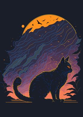 Moonlight Cat