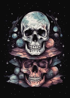 Celestial Gothic Skulls