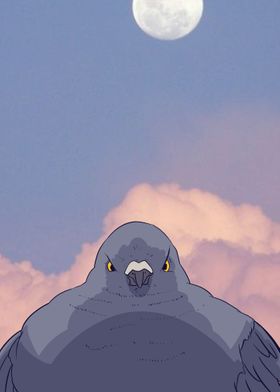 aesthetic fat bird