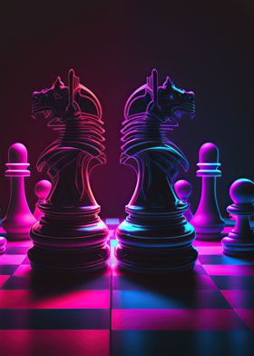 Chess neon