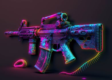 gun neon