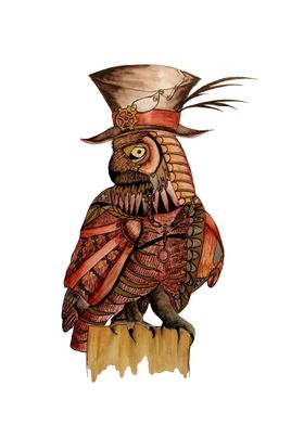 Steampunk Owl