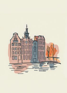 Amsterdam Cityscape