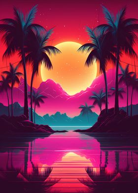 Tropical Beach Sunset 6
