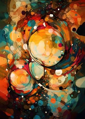 Abstract art circles