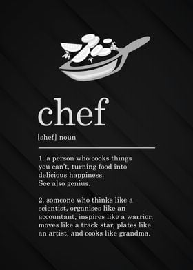 Funny Chef Definition Cook