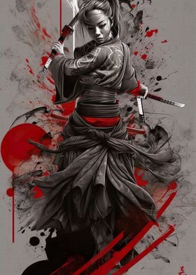 japanese geisha samurai