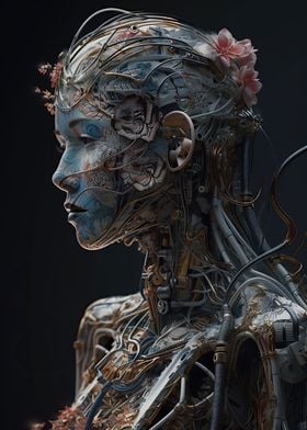 Cyborg Porcelain Female