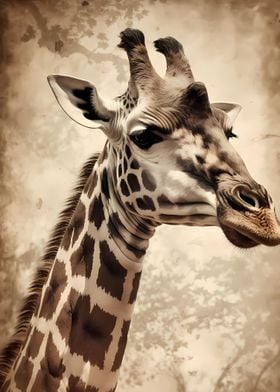 Giraffe Vintage