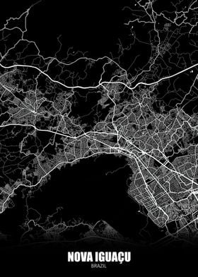 Nova Iguacu Brazil Map