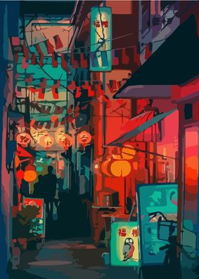 A japanese street