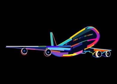 Abstract airplane