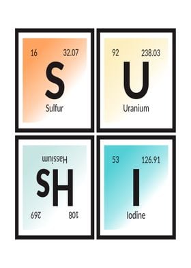 Sushi Table of Elements