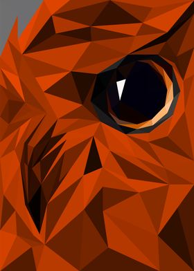 Owl Lowpoly Art