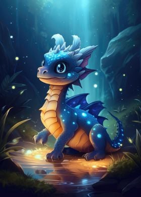 Cute Baby Dragon